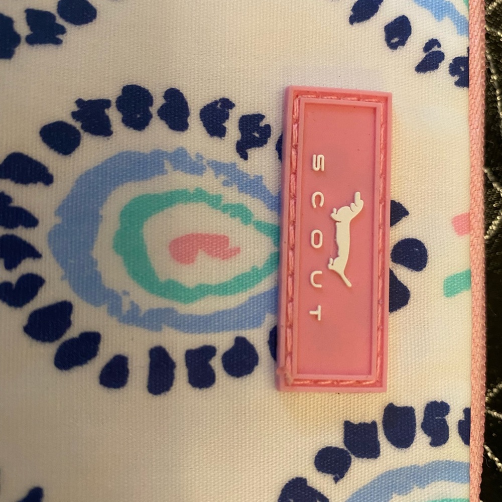 Scout Rain Drop Wallet pink blue and turquoise - Picture 2 of 5